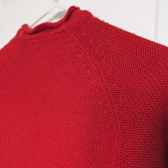 $45/2 Allen Solly Red Cable knit sweater - Picture 6 of 8